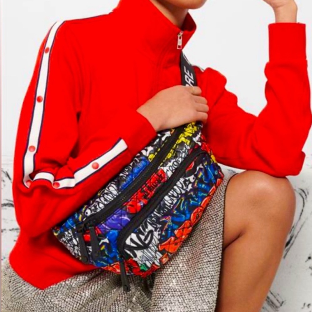 NWT Rare - MZ WALLACE METRO SLING - GRAFFITI